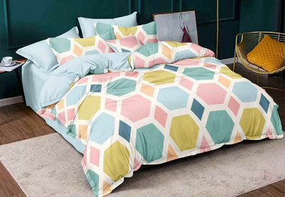 RRC Printed Double Comforter for  Heavy Winter(Microfiber, Pink)