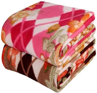 Kolva Printed Single Quilt for  AC Room(Woollen Blend, Multicolor)