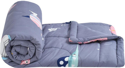 Freshfromloom Printed Double AC Blanket for  AC Room(Microfiber, Grizzlies)