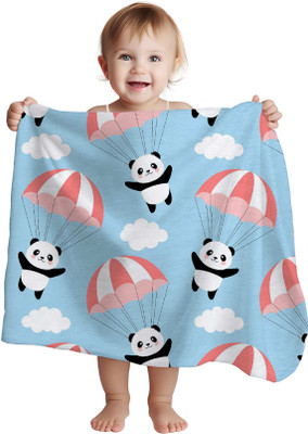 1st Step Printed Single Crib Baby Blanket for  AC Room(Polyester, Multicolor 14)