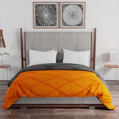 Livpure Smart Solid Double Comforter for  AC Room(Polyester, Orange)