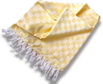 Vanishree World 3D Printed, Solid Double Comforter for  AC Room(Silk, Lemon Yellow)