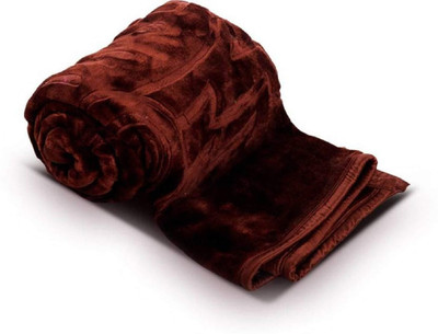 shree karni export Floral Single Mink Blanket for  Heavy Winter(Microfiber, Multicolor)
