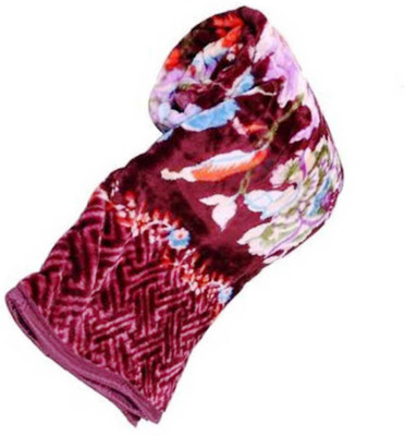 SIMAM Abstract Double Mink Blanket for  Mild Winter(Microfiber, Multicolor 786)
