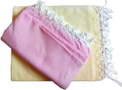 Aradhya Solid Single Comforter for  AC Room(Silk, Pink, Yellow)