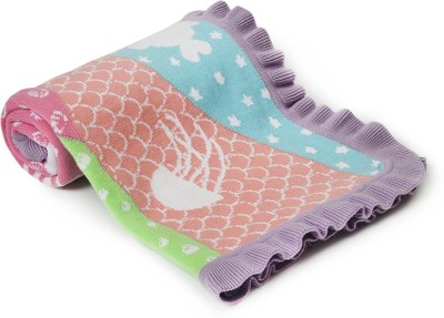 Mi Arcus Printed Single Crib Baby Blanket for  AC Room(Cotton, Multicolor)