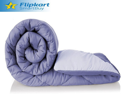 Flipkart SmartBuy Solid Single Comforter for  AC Room(Microfiber, Lavender & Light Purple)