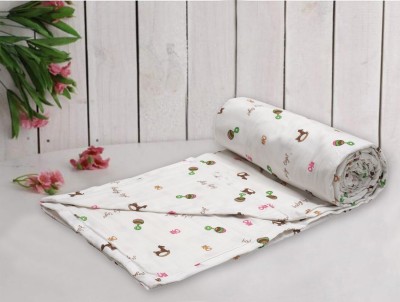 Trance Home Linen Printed Crib Dohar for  AC Room(Cotton, Multicolor)