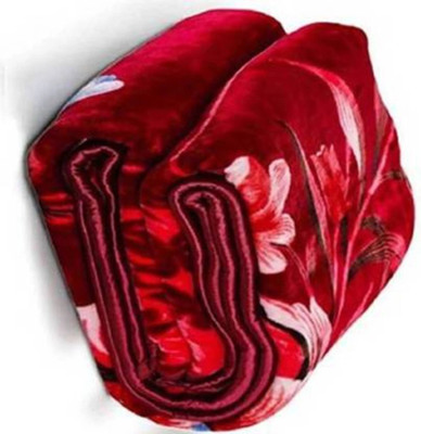 BHEBHA Printed Single Mink Blanket for  Heavy Winter(Microfiber, PRINTED 550)