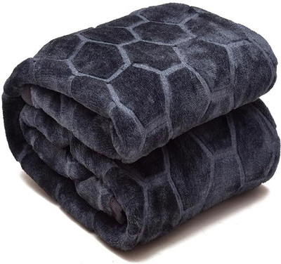 Convalexa Floral Single Comforter for  Heavy Winter(Microfiber, Silver)