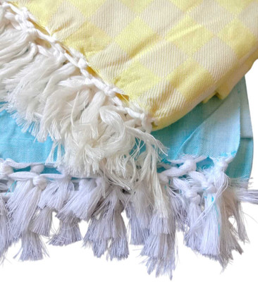 Aakriti Handloom 3D Printed, Solid Queen Comforter for  AC Room(Silk, Blue, Yellow)