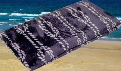 KIXTA Self Design Double AC Blanket for  AC Room(Microfiber, Grey)