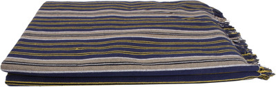 Saagar Tex Striped Single AC Blanket for  Heavy Winter(Cotton, Grey)