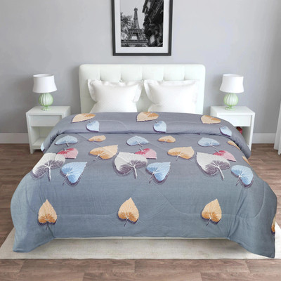 Homerica Printed Single Comforter for  AC Room(Microfiber, SPRING)