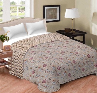 Relaxfeel Floral Double Dohar for  Mild Winter(Microfiber, Multicolor)