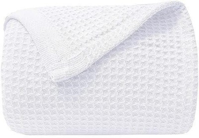 Bhumi Impex Solid Single AC Blanket for  Mild Winter(Cotton, White)