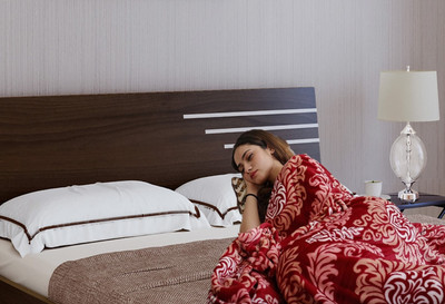 Changers 3D Printed Double AC Blanket for  AC Room(Fur, Multicolor1033)