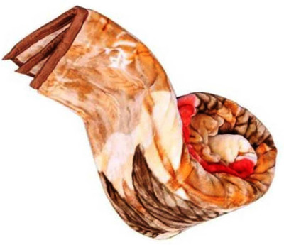 SIMAM Abstract Double Mink Blanket for  Heavy Winter(Microfiber, Printed 1465)