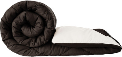 Floating Dreams Solid Single Comforter for  Mild Winter(Microfiber, Brown)