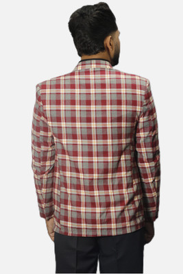 gargian master cut Self Design Single Breasted Formal, Party Men Blazer(Multicolor)