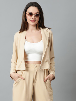 KOTTY Full Sleeve Solid Women Jacket