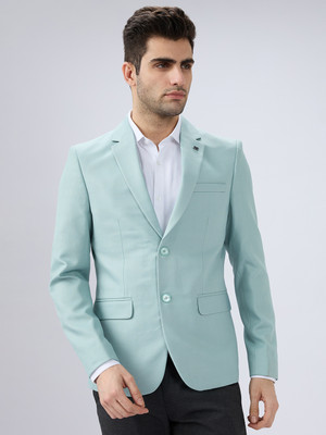 KILLER Solid Single Breasted Casual Men Blazer(Light Green)