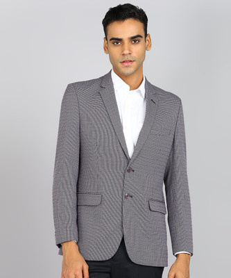 Raymond Checkered Single Breasted Formal Men Blazer(Multicolor)