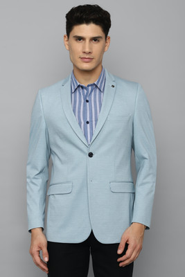 Allen Solly Solid Single Breasted Casual Men Blazer(Blue)
