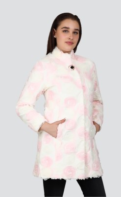 YOUNG CLUB CLASSIC Self Design Single Breasted Casual, Formal Women Blazer(Pink, White)