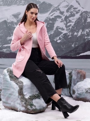 KOTTY Solid Single Breasted Casual Women Blazer(Pink)