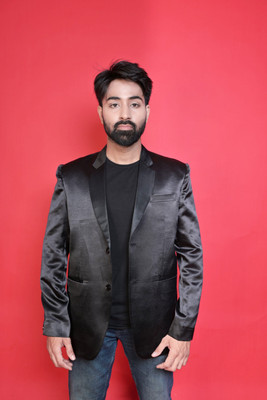 Kamb Ventures Pvt Ltd Solid Single Breasted Casual Men Blazer(Black)