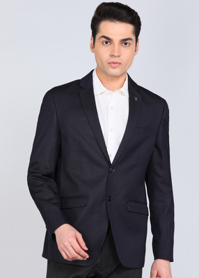 PETER ENGLAND Checkered Tuxedo Style Formal Men Blazer(Red)