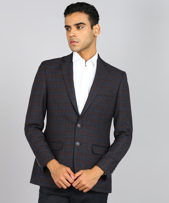 Raymond Checkered Single Breasted Formal Men Blazer(Multicolor)