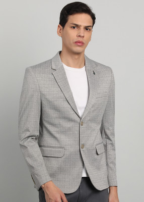 KILLER Checkered Single Breasted Casual Men Blazer(Multicolor)
