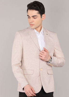 KILLER Solid Single Breasted Casual Men Blazer(Dark Green)