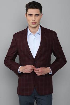 LOUIS PHILIPPE Checkered Single Breasted Formal Men Blazer Price