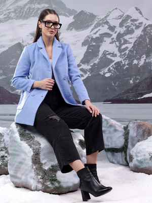 KOTTY Cotton Blend Solid Coat