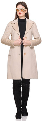 AAYAT Solid Single Breasted Party Women Blazer(Grey)