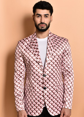 METRONAUT Printed Single Breasted Casual Men Blazer(Multicolor)
