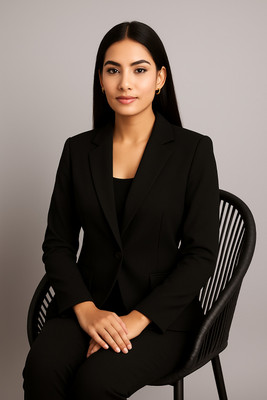 Aaromcollection Solid Single Breasted Casual Women Blazer(Black)