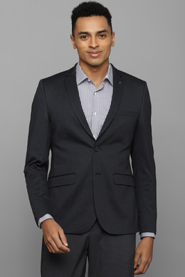 Allen Solly Self Design Single Breasted Casual Men Blazer(Grey)