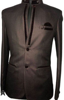 RISANI Self Design Single Breasted Casual, Festive & Wedding, Formal, Lounge Wear, Party Men Blazer(Maroon)