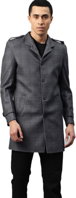 PIERRE CARLO Checkered Single Breasted Casual Men Blazer(Grey)