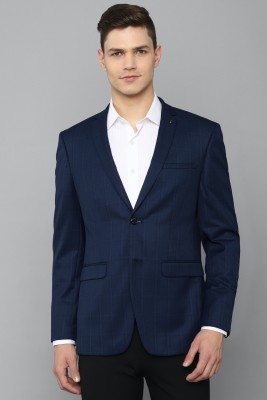 Allen Solly Solid Single Breasted Formal Men Blazer(Dark Blue)