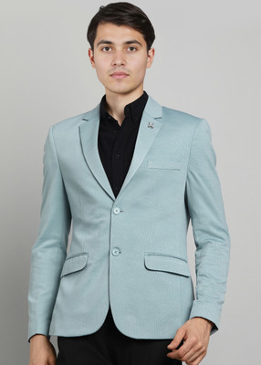 KILLER Self Design Single Breasted Casual Men Blazer(Blue)