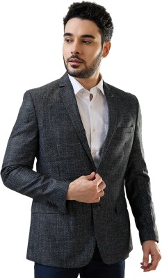 Tim Paris Self Design Single Breasted Festive & Wedding Men Blazer(Multicolor)