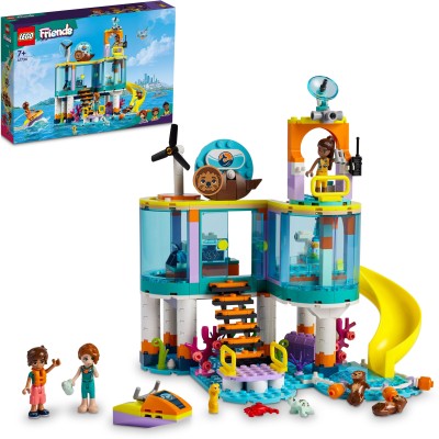 LEGO Friends Sea Rescue Center 41736 Building Toy Set (376 Pieces)(Multicolor)