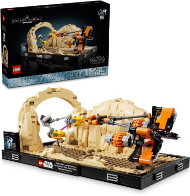 LEGO Star Wars Mos Espa Podrace Diorama Set 75380 ( 718 Blocks)(Multicolor)