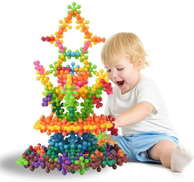 DevDarsh Amazing Starlink Blocks Interlocking Learning Educational Toys (50pcs)(Multicolor)