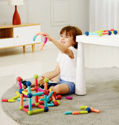 ARIZON Magnetic Stick Building Block,Learning Sticks and Balls Activity for kids 36 Pcs(Multicolor)